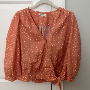 Madewell wrap top